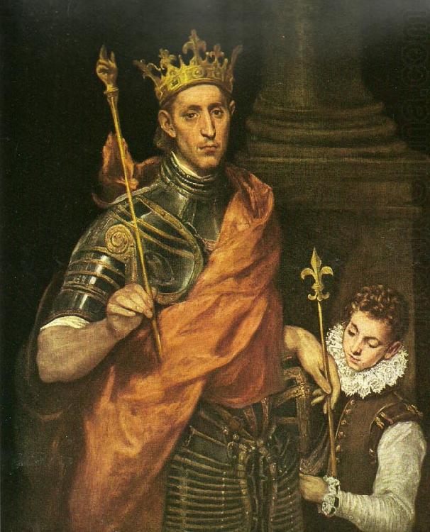 st. louis, king of france, El Greco